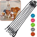 Six Way Leash for 6 Dogs - 360 Swivel, No Tangle Walking Leash with Reflective Strips