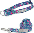 Lucky Love Dog - Easy Click Buckle Dog Collar with Leash Set Combo, Durable & Comfortable for Male & Female Dogs, Pet Collar for Medium Dogs, Secure Fit - Carriebelle Combo, Medium