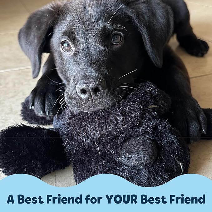 Original Snuggle Puppy Heartbeat Puppy Toy - Heartbeat Puppy for Dogs - Pet Anxiety Relief and Calming Aid - Comfort Dog Toy - Behavioral Training and Sleep Aid Cuddle buddy - Crate Training Essential