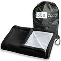 Beach Blanket Waterproof Sandproof Waterproof Blanket for Camping, Hiking, Outdoor Sporting Events, Picnics & More | Machine Washable & Pet Friendly | Travel Size - 65x50in Black