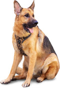 No Pull Dog Harness, Reflective Walking Dog Harness with Easy Control Handle and Front & Back Clips,Adjustable Breathable Soft Padded Dog Vest Harness for Large Medium Small Dogs Camo,XL