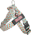 BULLHUG Adjustable Dog Harness– No Pull, No Choke – for English Bulldogs, French Bulldogs, Pugs & Broad-Chested Breeds – Easy, Safe Walks (Fries, XL)