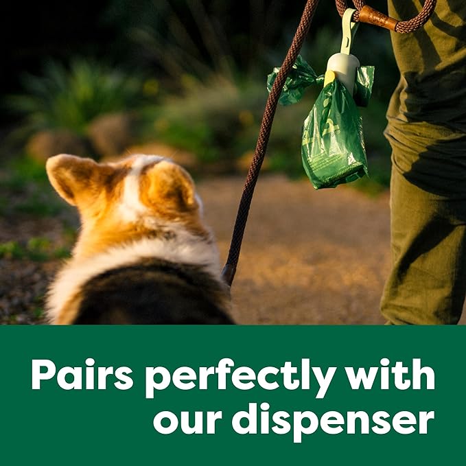 Earth Rated Poop Bags for Dogs Guaranteed Leak Proof and Extra Thick Waste Bag Refill Rolls, Lavender Scented, 120 Bags