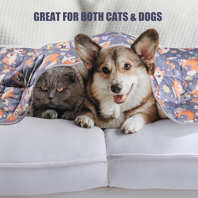 Leekalos Dog Cooling Mat,Pet Cooling Pads for Dogs Blanket,Summer Cooling Bed for Cats Blanket,Portable Pet Cooling Cushion for Home & Outdoor,Keep Cooling for Pets