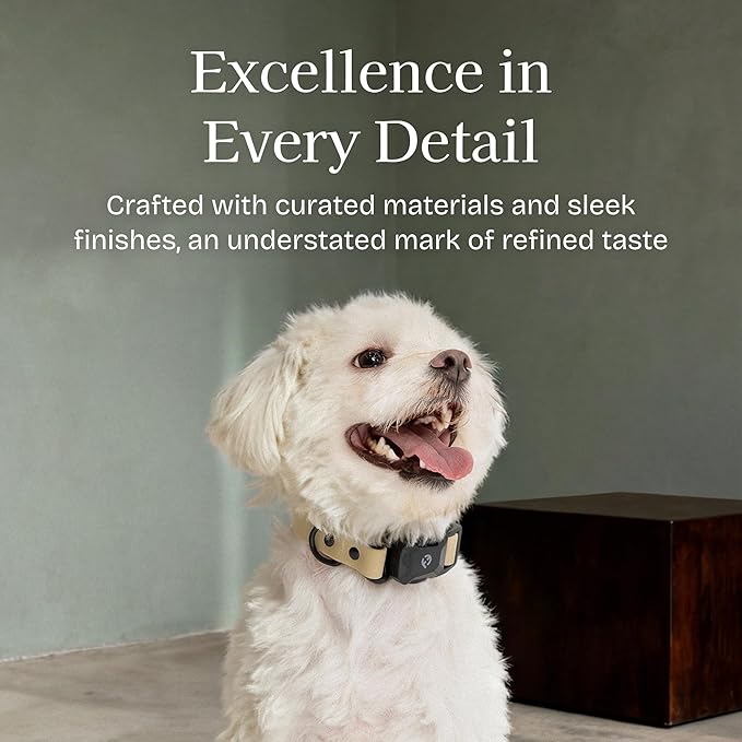 2026 New Edition, Fei & Eve PVC MagEase Dog Collar - Patented Magnetic Buckles | Fur-Safe | 450LB Escape-Proof | Adjustable Fit | Small (Champagne)