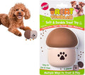 SPOT Treat Tumbler Mushroom – Freezable & Fillable Treat Dispensing Dog Toy for Small & Medium Dogs, Silicone, Easy to Clean, Interactive, Holds Small Kibble & Soft Snacks, 4.5 in