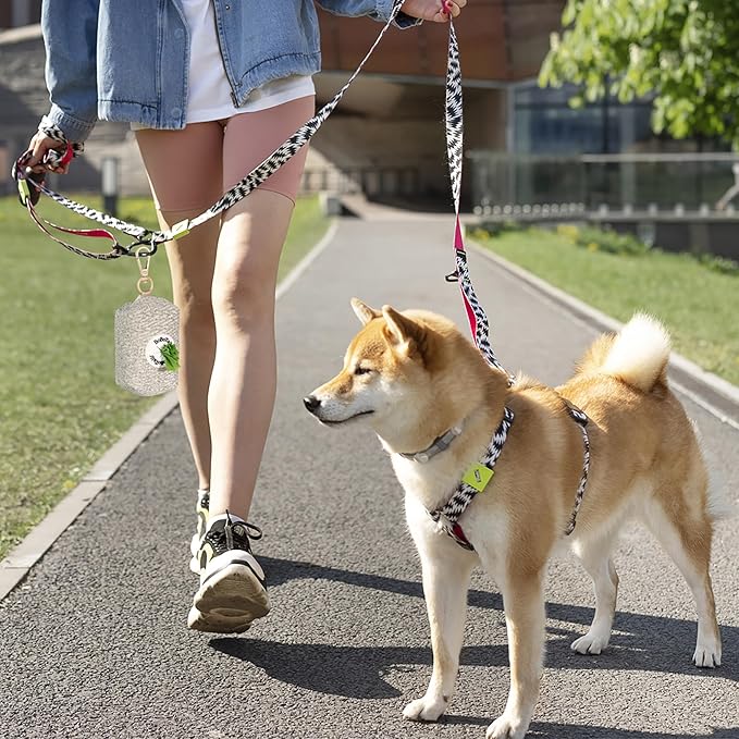 Dog Poop Bag Holder with Clip, Stylish Doggy Waste Bag Dispenser for Dog Leash, Durable Portable Poop Bag Carrier No Include Poop Bag Inside