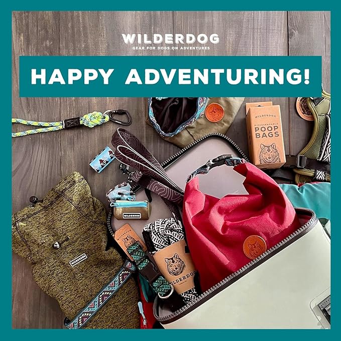 Wilderdog Backpacking Bowl - Holds Food & Water Up to 64oz - Huckleberry