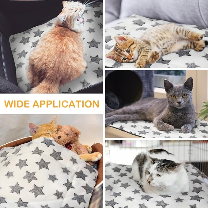 VitalCozy 4 Pcs Dog Crate Pads, Ultra Soft Warm Washable Anti-Slip Kennel Bed Mat for Pets, Reversible, Replaceable, Cozy Cage Liner for Small Medium Large Dogs and Cats(18 x 24 x 1.6 Inch,White)