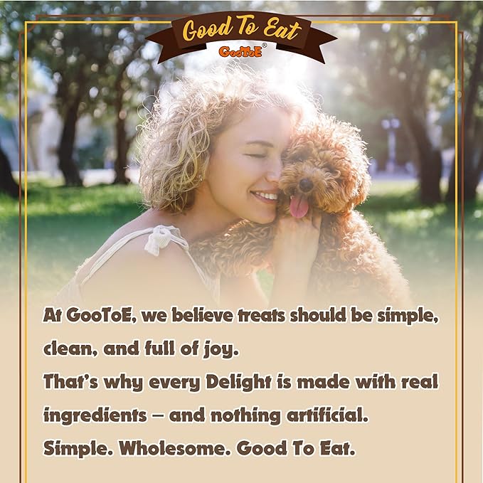 Gootoe Buffalo Dog Treats, Buffalo Bites Bone Shaped, Natural Low-Fat Chews for Training & Rewards, Limited Ingredient, 1.5 lb Resealable Bag, Puppy Treats for Small Dogs & Puppies (Pack of 3)