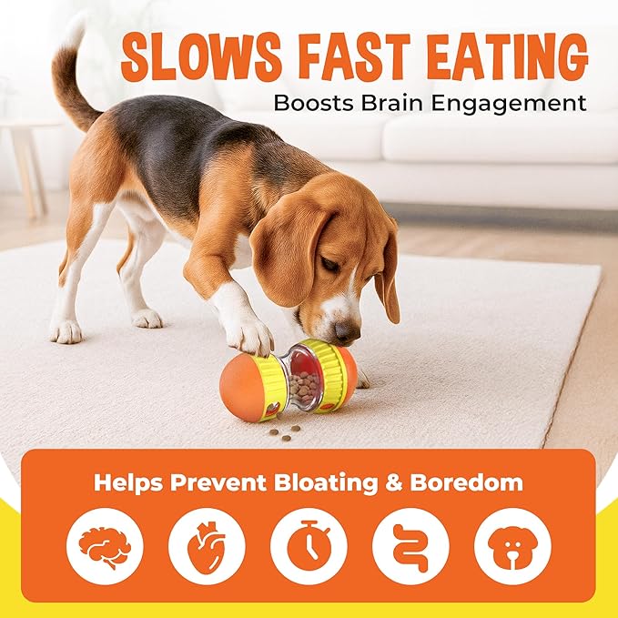 Dog Treat Dispenser Toy interactive-puzzle toys for dogs mental stimulation-puzzle feeder dog & enrichment toys for dogs–Durable Treat Dispensing Dog Toys-Limited Edition dog puzzles for smart dogs