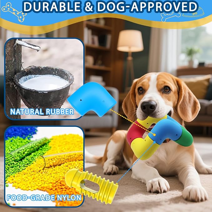 Dog Puzzle Toys for Smart Dogs, Puzzle Interactive Dog Toys, Pupp Brain StimulatingToy for Bored Dogs, Christmas Dog Toys (6 Pieces)