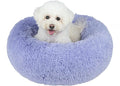 Best Pet Supplies Dog House Bed Crate Mat Tent Indoor Round Soft Plush for Small, Medium, and Large Breeds - Lavender, 30 x 30 x 8
