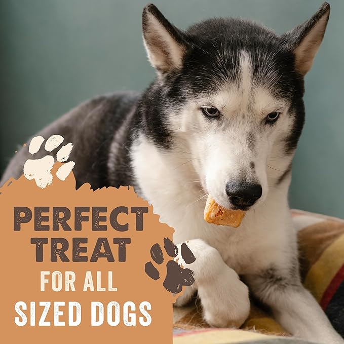 Mighty Paw Yak Cheese Puffs for Dogs - Crunchy All-Natural Pet Treats - Odorless Limited-Ingredient Chews for Puppies & Power-Chewers - Rich in Protein and Calcium - Easy to Chew (8 oz.)