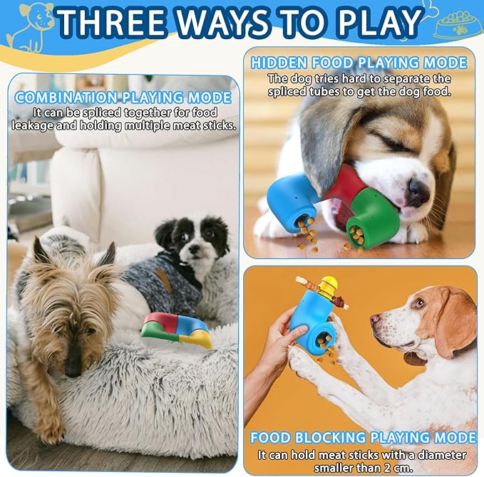 Dog Puzzle Toys for Smart Dogs, Puzzle Interactive Dog Toys, Pupp Brain StimulatingToy for Bored Dogs, Christmas Dog Toys (4 Pieces)