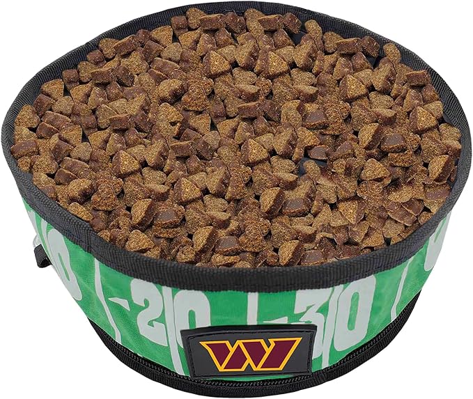 Pets First NFL Collapsible Pet Bowl