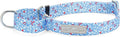 Lucky Love Dog Martingale Dog Collar - Adjustable, No-Slip, Durable, & Soft Webbing Collar for Male and Female Dogs Ideal for Training & Walking - Winterblue, Medium