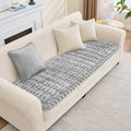 Couch Cover for Dogs, Non Slip Fuzzy Pet Couch Covers for Sofa,Pet Friendly Dog Mat for Couches and Sofas,Thick Soft Sofa Slipcovers Cushion Protector(Light Gray, 28" x 71"/70 x 180cm)