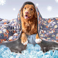 Leekalos Dog Cooling Mat - Summer Pet Cooling Pad for Cats & Dogs, Portable & Home Use