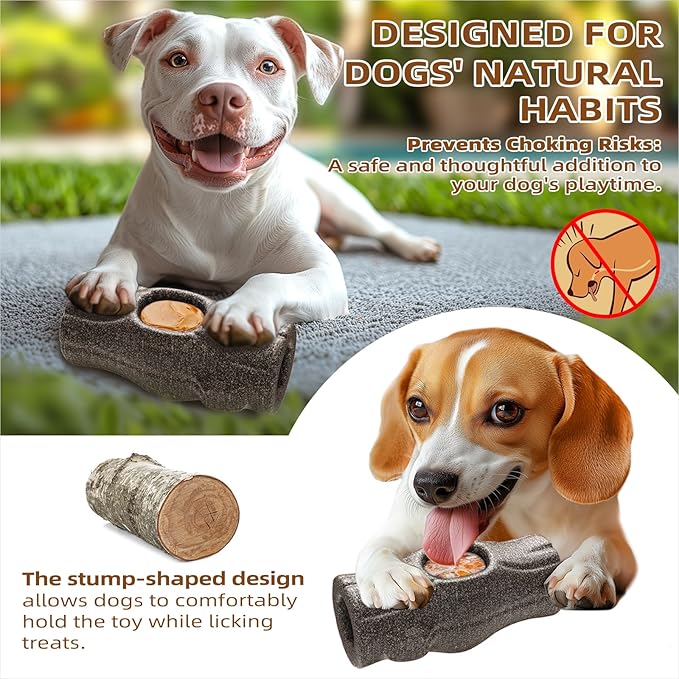 Interactive Dog Toys for Aggressive Chewers, Frozen Treat Dog Puzzle Toy, Interactive Benebones for Dogs with Food Cups & Treat Food Slow Feeder, Dog Toys to Keep Them Busy Anxiety Relief