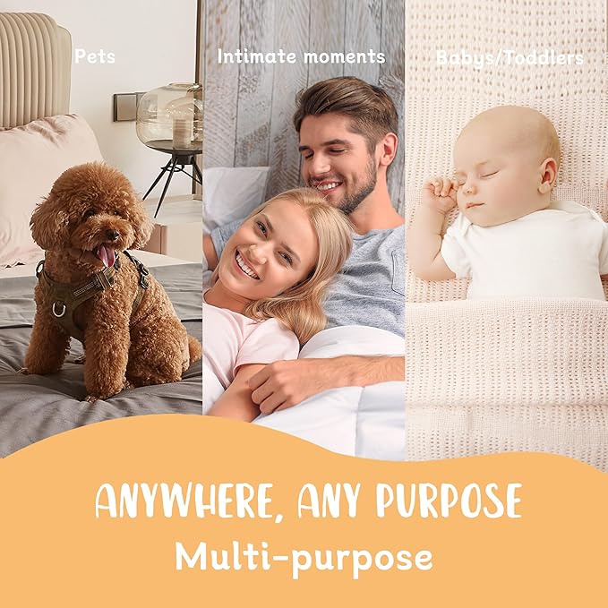 Catalonia Waterproof Fleece Blanket for Couch, Reversible Baby Pet Doggy Pee Proof, Bed Sofa Cover Furniture Boat Mattress Protector, Large (Camel+Taupe, 60x80 inch)