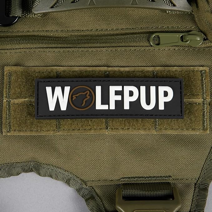 Tactical Dog Vest Harness (OD Green, X-Large)