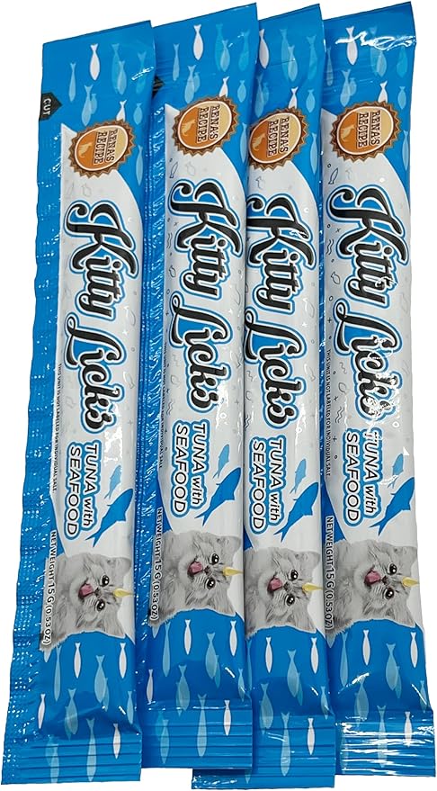Rena's Recipe Kitty Licks Tuna Varieties (60 Tubes)