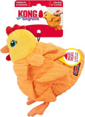 KONG Layerz Forage - Crackle Material with Plush Pockets for Treat Dispensing - Dog Toy (Hen)