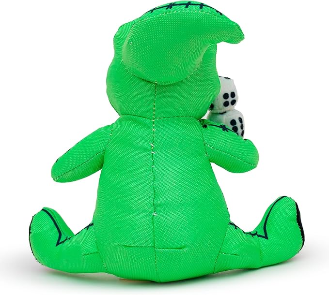 Buckle-Down Disney Dog Toy, The Nightmare Before Christmas Oogie Boogie Dice Sitting Pose Pet Toy, Plush