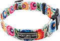 Lucky Love Dog - Adjustable Dog Collar with Easy Click Buckle for Medium, Durable, & Comfortable for Male & Female Dogs, Pet Collar for Puppies & Adult Dogs - Ladybird, Medium