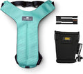 Clickit Sport Plus - Crash-Tested and Safety Certified Car Seat Belt Harness for Dogs (Medium, Robin Egg Blue)