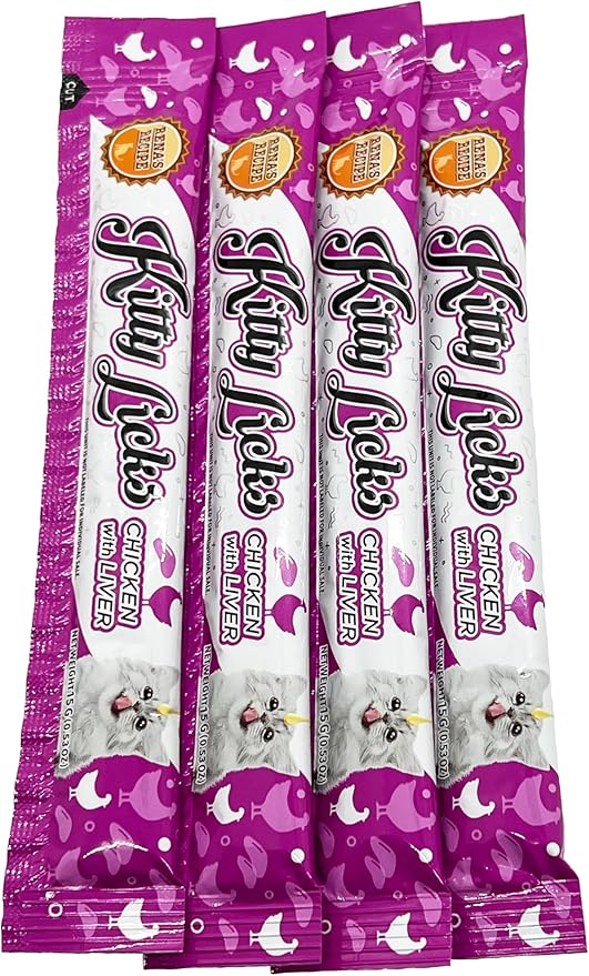 Rena's Recipe Kitty Licks Chicken Varieties (60 Tubes)