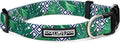 Lucky Love Dog Collar, Beautiful & Vivid Pattern Small Boy Dog Collars, Easy On & Off Clasp Accessory (Blue Laguna, S)