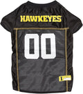 Pets First NCAA College Iowa Hawkeyes Mesh Jersey for DOGS & CATS, X-Small.Licensed Dog Jersey with your Favorite Football/Basketball College Team