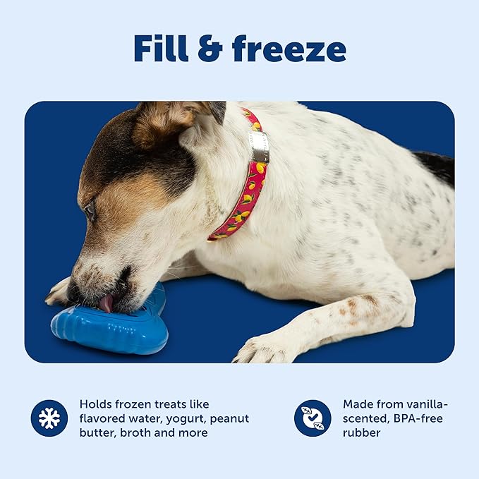 PetSafe Freezable Treat Holding Chilly Penguin - Durable,Vanilla-Scented,Rubber,Freezable Interactive Pet Puzzle for Boredom or Separation Anxiety - for Small Dogs,(Pack of 2)