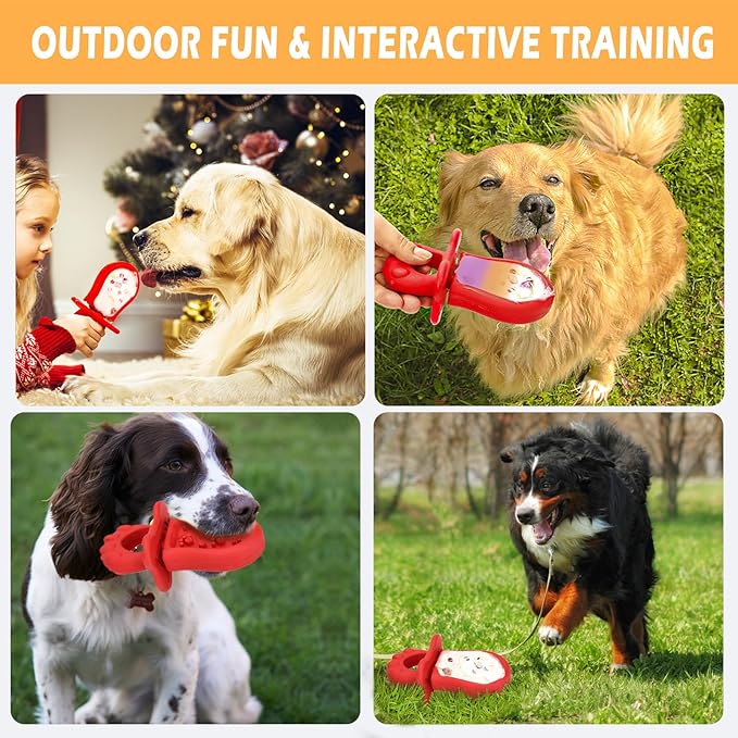 Dog Chew Toys Cream Freezable Dog Treat Station, Frozen Treat Fillable Interactive Dog Toy to Keep Dogs Busy, Pacifier Dog Toy for Teething, Dog Puzzle Toys for Small/Medium/Large Dogs Outdoor
