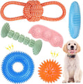 Dog Chew Toys for Puppy Teething, 3Pack 2-8 Months Puppies Teething Toys Soft & Durable Puppy Toys for Cleaning Teeth and Protects Oral Health Both Small Dogs & Medium Dog Suitable (6 Pack)