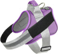 Bolux Dog Harness, No-Pull Reflective Dog Vest, Breathable Adjustable Pet Harness with Handle for Outdoor Walking - No More Pulling, Tugging or Choking (Lavender, Small (Pack of 1))