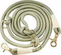 8.5ft Multifunctional Hands Free Nylon Rope Waist Dog Leash, Adjustable Shoulder Crossbody Walking Lead