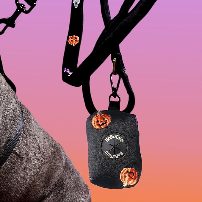 Dog Poop Bag Holder with Clip, Stylish Doggy Waste Bag Dispenser for Dog Leash, Durable Portable Poop Bag Carrier No Include Poop Bag Inside