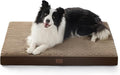 Bedsure ComfyFleece XL Dog Bed for Crate - Extra Large Orthopedic Pet Beds with Removable Washable Cover, NOT Waterproof Egg Crate Foam Mat for Pets Up to 80 lbs, 41"x27"x3.3", Not for Chewers