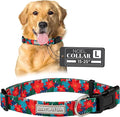 Lucky Love Dog - Adjustable Dog Collar with Easy Click Noel for Large Ones, Durable, & Comfortable for Male & Female Dogs, Pet Collar for Puppies & Adult Dogs - Noel, Large