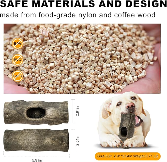 Interactive Dog Toys for Aggressive Chewers, Frozen Treat Dog Puzzle Toy, Interactive Benebones for Dogs with Food Cups & Treat Food Slow Feeder, Dog Toys to Keep Them Busy Anxiety Relief