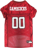 Pets First NCAA College South Carolina Gamecocks Mesh Jersey for DOGS & CATS, Medium. Licensed Dog Jersey with your Favorite Football/Basketball College Team