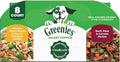 Greenies Smart Topper High Protein Wet Mix-in for Dogs, Chicken, Green Beans, and Sweet Potatoes Recipe & Beef, Peas, and Carrots Recipe Variety Pack, 8 Trays of 2 oz.