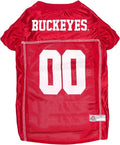 NCAA College Ohio State Buckeyes Mesh Jersey for DOGS & CATS, Small. Licensed Big Dog Jersey with your Favorite Football/Basketball College Team