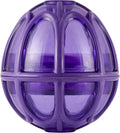 PetSafe Busy Buddy Kibble Nibble Dog Toy - Encourages Natural Instinct Feeding - Patented Treat Meter Design - Rubber Bumpers - Interactive Slow Feeder Ball - Purple - Small