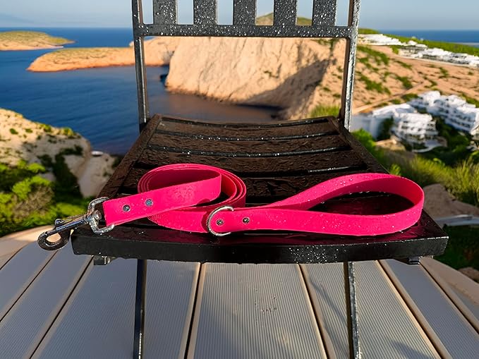 6ft Long Leash for Dogs - 1000lb Strength, Waterproof with Stainless Steel Hardware, Durable Long Dog Leash for Large Breeds