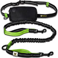 Hundefreund Hands-Free Leash for Small Dogs Under 30 lbs – Lightweight Waist Leash with Reflective Bungee, Pouch & Dual Handles – Ideal for Running, Walking & Hiking