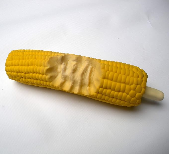 Latex Dog Squeaky Chew Toys, Corn